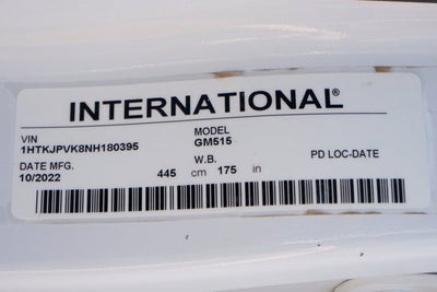 2022 Chevrolet Silverado 5500HD Work Truck