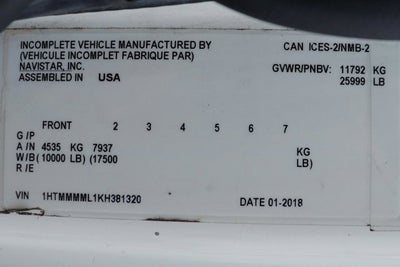 2019 International 4000 Series 4300