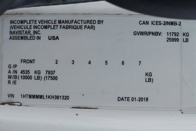 2019 International 4000 Series 4300