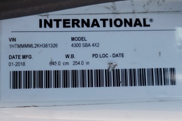 2019 International 4300 Base