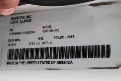 2016 International 4000 4300