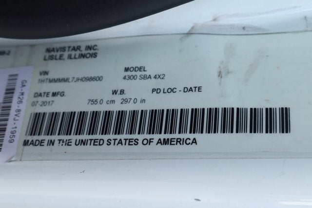 2018 International 4000 Series 4300