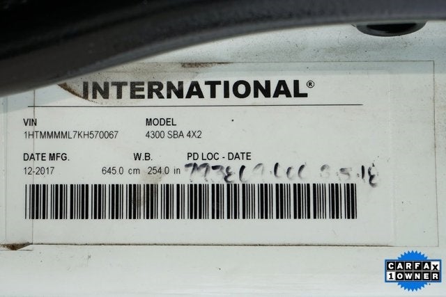 2019 International 4000 4300