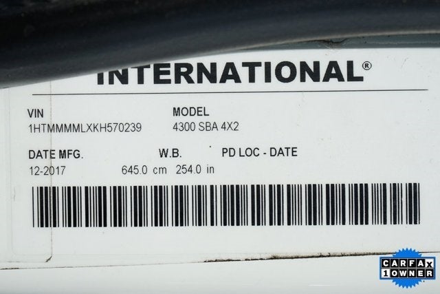 2019 International 4000 Series 4300