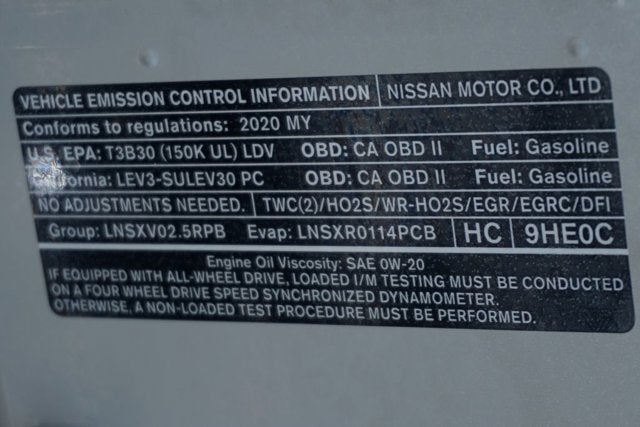 2020 Nissan Altima 2.5 SR