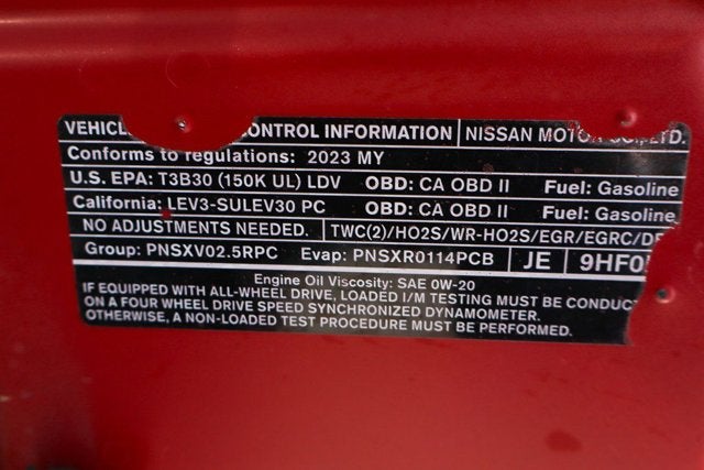 2023 Nissan Altima 2.5 SR