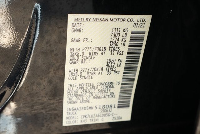 2021 Nissan Titan PRO-4X