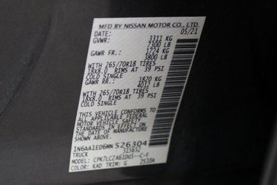 2021 Nissan Titan SV