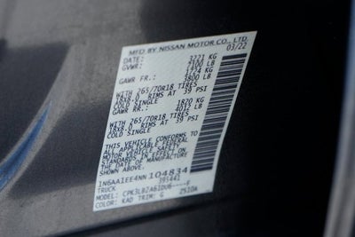 2022 Nissan Titan SV