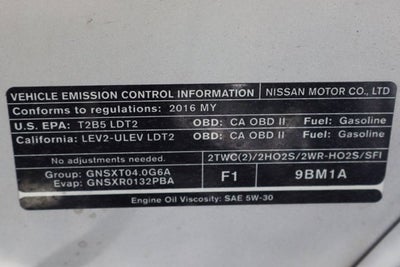 2016 Nissan Frontier SV