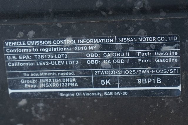 2018 Nissan Frontier PRO-4X