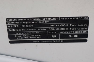 2019 Nissan NV2500 HD SV