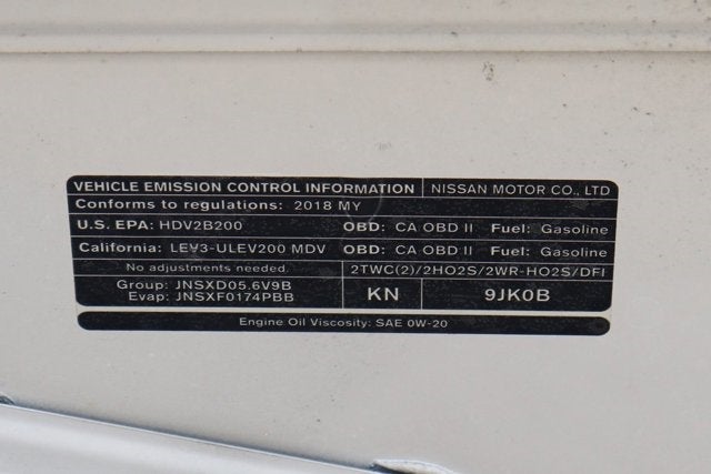 2018 Nissan NV2500 HD SV