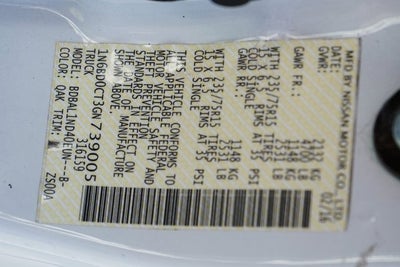 2016 Nissan Frontier S