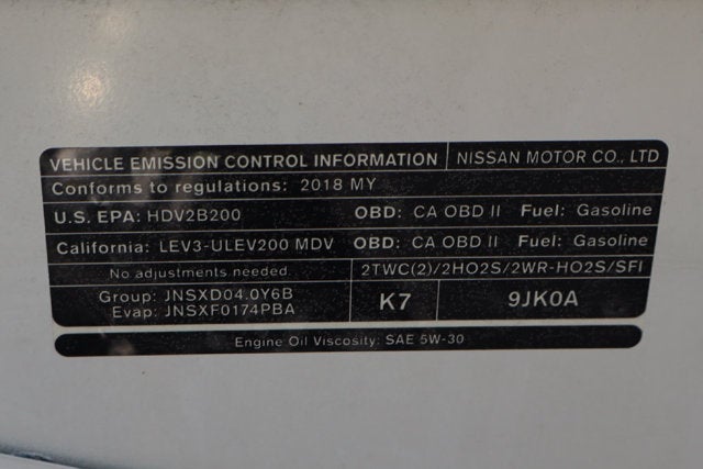 2018 Nissan NV2500 HD S