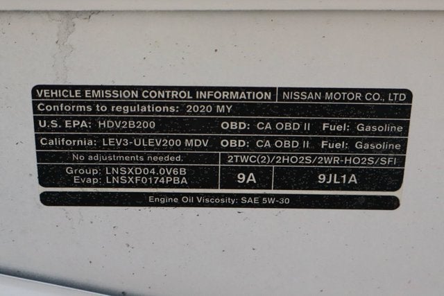 2020 Nissan NV2500 HD SV