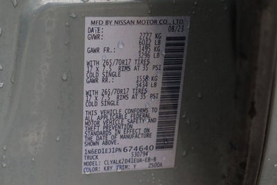 2023 Nissan Frontier PRO-X