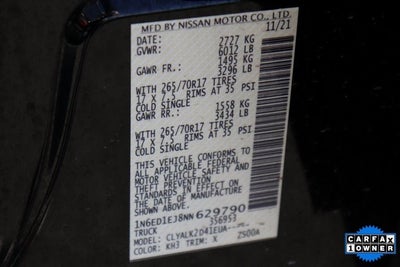 2022 Nissan Frontier PRO-X