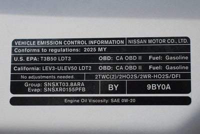 2025 Nissan Frontier S