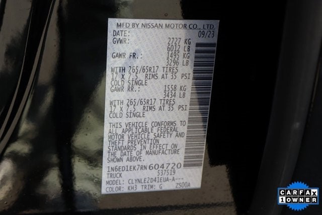 2024 Nissan Frontier SL