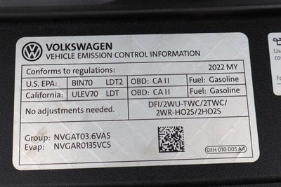 2022 Volkswagen Atlas Cross Sport 3.6L V6 SE w/Technology