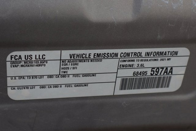 2021 Chrysler Pacifica Touring L