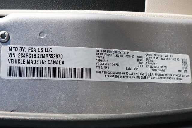 2021 Chrysler Pacifica Touring L