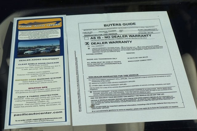 2021 Chrysler Pacifica Touring L