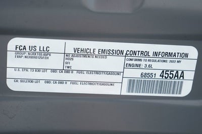 2022 Chrysler Pacifica Hybrid Limited