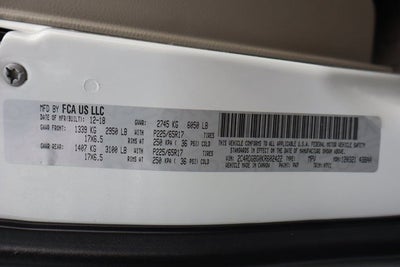 2019 Dodge Grand Caravan SE