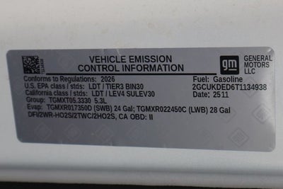 2026 Chevrolet Silverado 1500 LT
