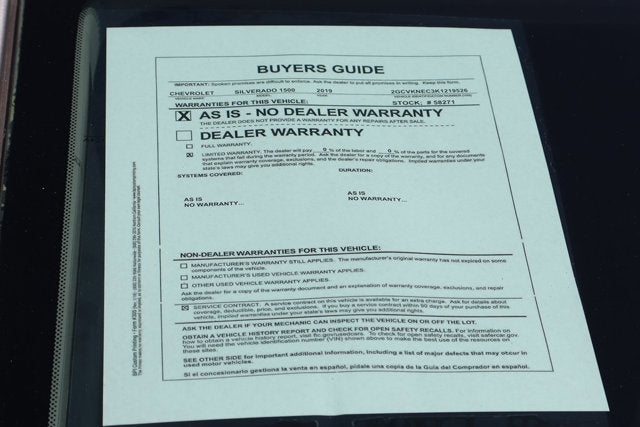 2019 Chevrolet Silverado 1500 LD WT