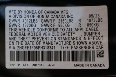 2023 Honda Civic Touring