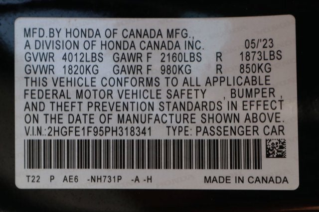 2023 Honda Civic Touring
