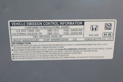 2022 Honda Civic Sport