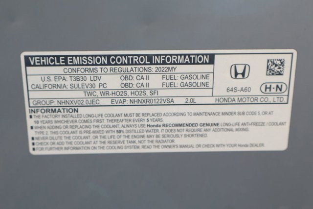 2022 Honda Civic Sport