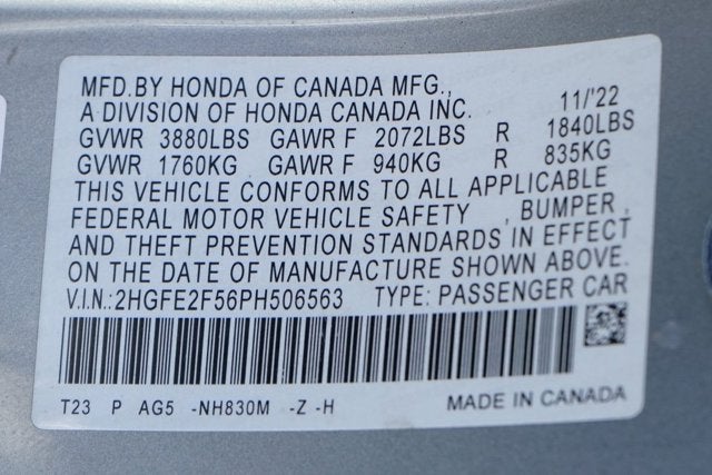 2023 Honda Civic Sport