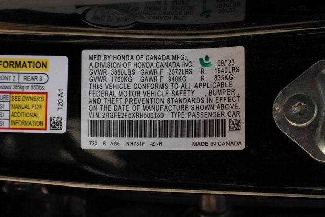2024 Honda Civic Sport