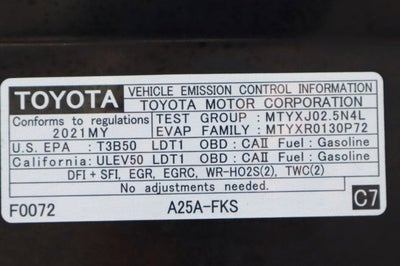 2021 Toyota RAV4 LE