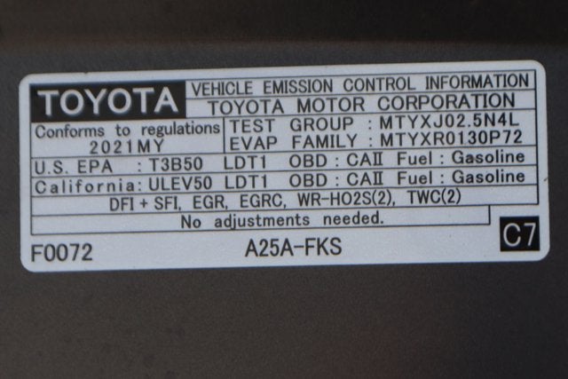 2021 Toyota RAV4 LE