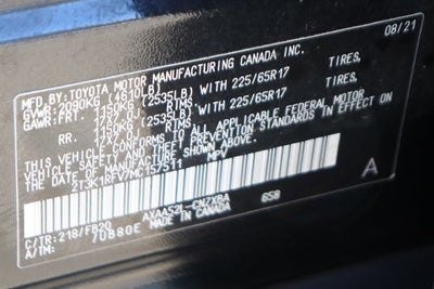 2021 Toyota RAV4 LE