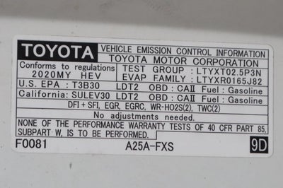 2020 Toyota RAV4 Hybrid XLE