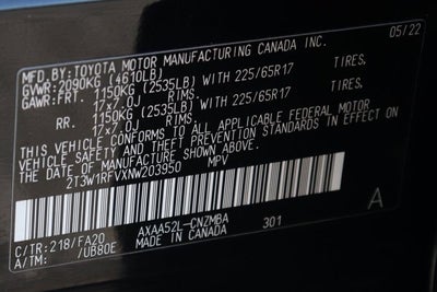 2022 Toyota RAV4 XLE