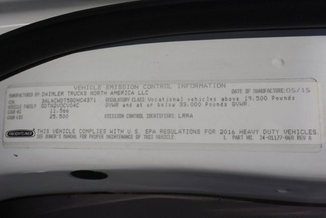 2016 Freightliner M2 106 Medium Duty