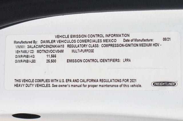 2022 Freightliner M2 106