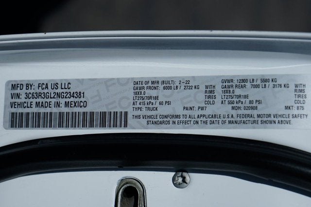 2022 RAM 3500 Tradesman