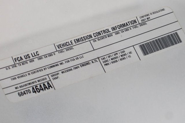 2021 RAM 3500 Big Horn