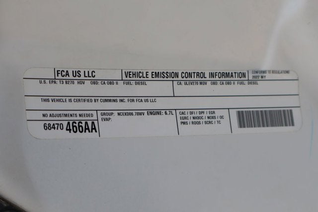 2022 RAM 3500 Big Horn