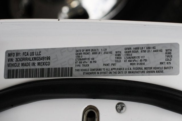 2021 RAM 3500 Big Horn