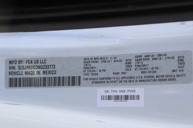 2022 RAM 1500 Classic Tradesman